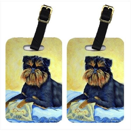 Carolines Treasures Carolines Treasures 7146BT Brussels Griffon Luggage Tags; Pack - 2 7146BT